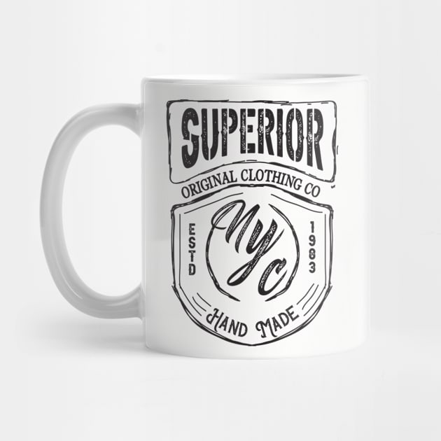 Superior nyc varsity typography by SSSD